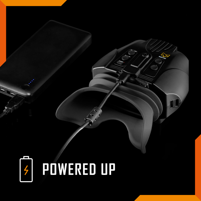 Nightfox Swift 2 Pro Night Vision Goggles | POWERED UP BY A POWERBANK