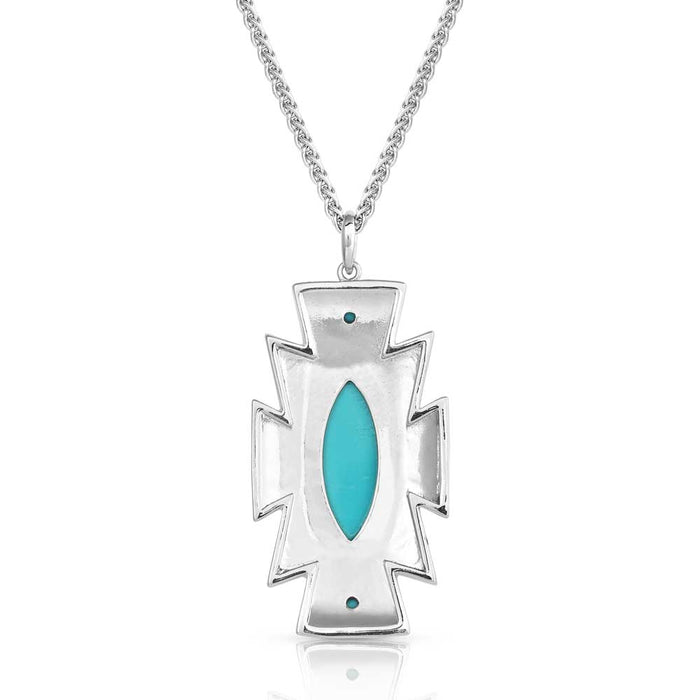 Ocean Storm Cloud Turquoise Necklace