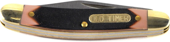 Old Timer Junior Pocket Knife 2-3/4" 3 Blade Sawcut Handle Classic EDC