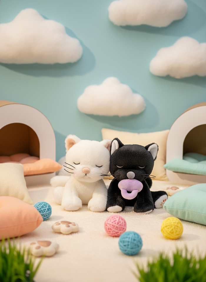 Olli Ella Binky Kitten Kiki – White Cat Plush Toy SOLD OUT