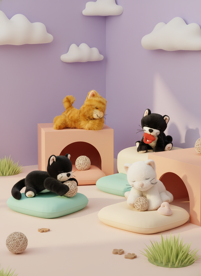 Olli Ella Binky Kitten Koko – Black Cat Plush Toy