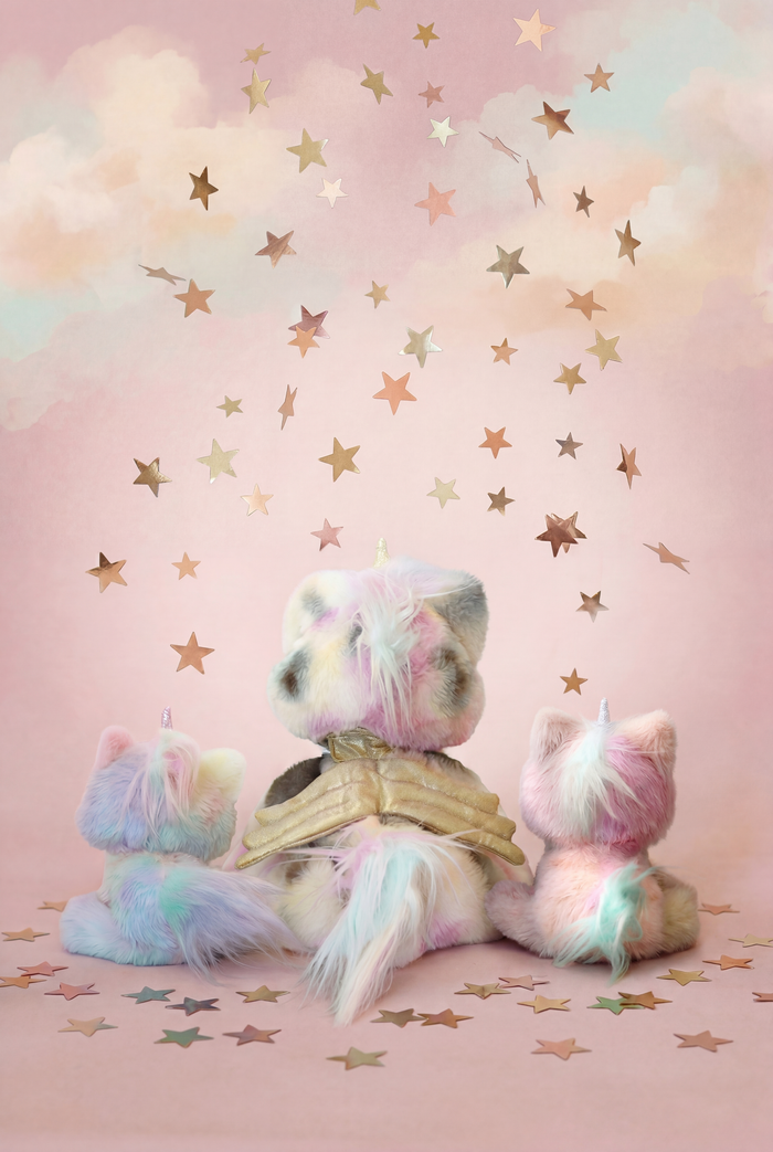 Olli Ella Binky Kittycorn - Sprinkle – Rainbow Realm Unicorn Cat Plush Toy: SOLD OUT