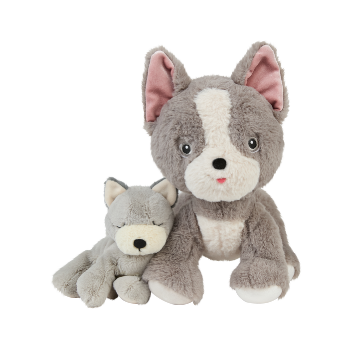 Olli Ella Binky Puppy Banjo Grey Plush Toy 🐶🤎BACK IN STOCK