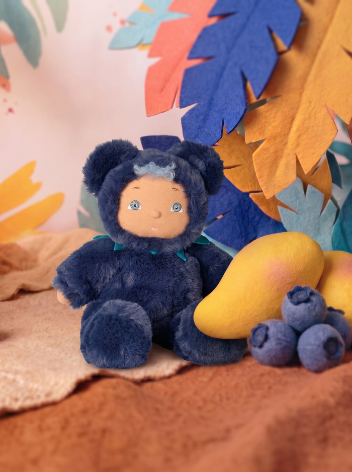 Olli Ella Blueberry Bear, Mumble Jungle Cozy Day Dinkum: SOLD OUT