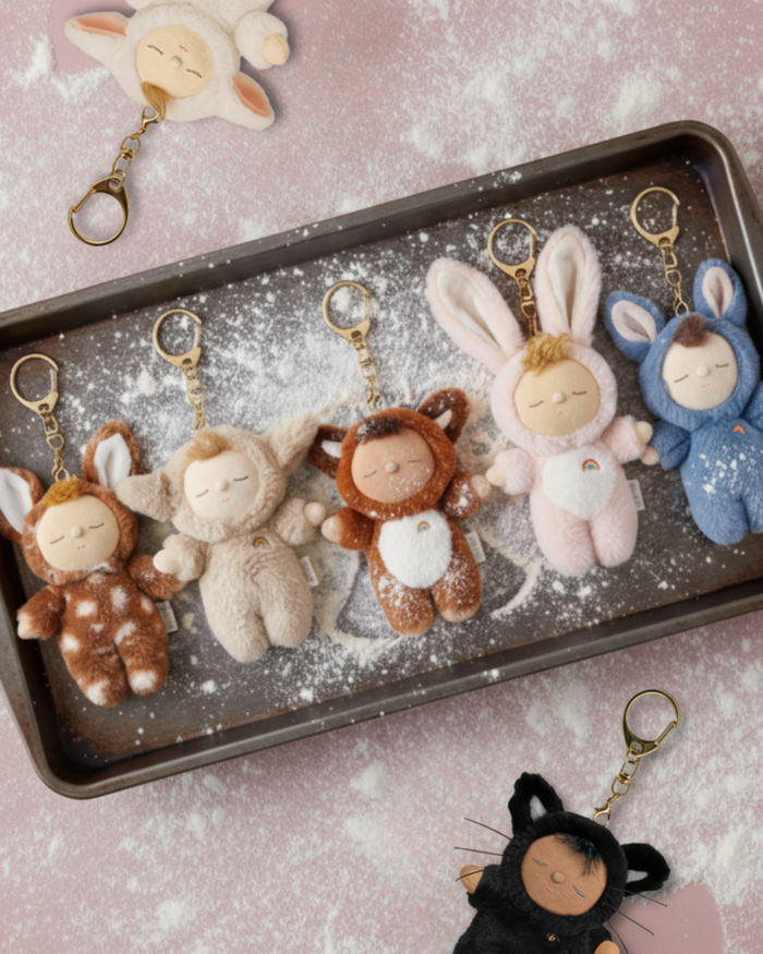 Olli Ella Cozy Bag Charm Bunny Twiggy