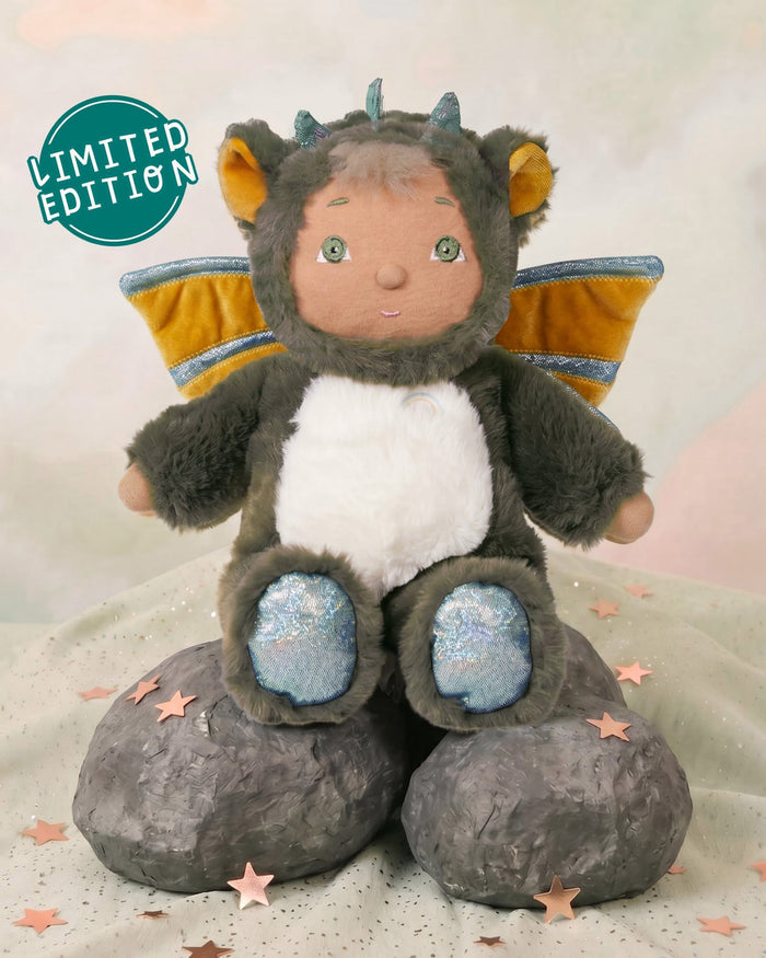 Olli Ella Cozy Day Dinkum - Flint Rainbow Realm Plush Toy LAST ONE