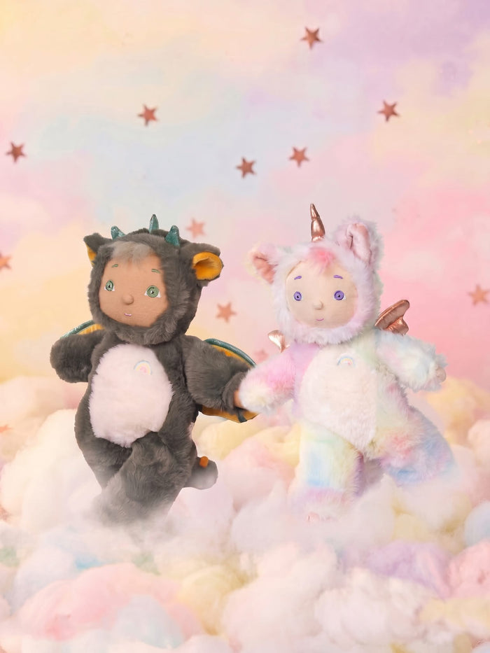 Olli Ella Cozy Day Dinkum - Flint Rainbow Realm Plush Toy LAST ONE