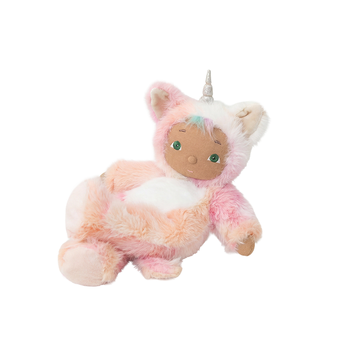 Olli Ella Cozy Day Dinkum Kittycorn Pompom – Rainbow Realm Unicorn Plush Toy: SOLD OUT