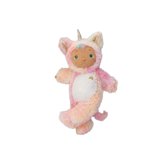 Olli Ella Cozy Day Dinkum Kittycorn Pompom – Rainbow Realm Unicorn Plush Toy: SOLD OUT