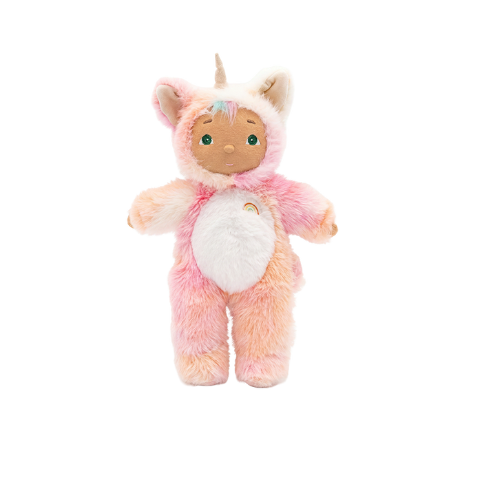 Olli Ella Cozy Day Dinkum Kittycorn Pompom – Rainbow Realm Unicorn Plush Toy: SOLD OUT