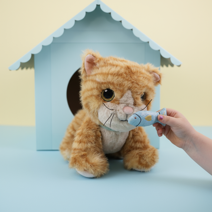 Olli Ella Dinkum Cat Binx – Ginger Cat Plush Toy: SOLD OUT