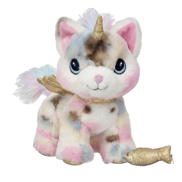 Olli Ella Dinkum Caticorn Tinx – Rainbow Realm Unicorn Cat Plush Toy: SOLD OUT
