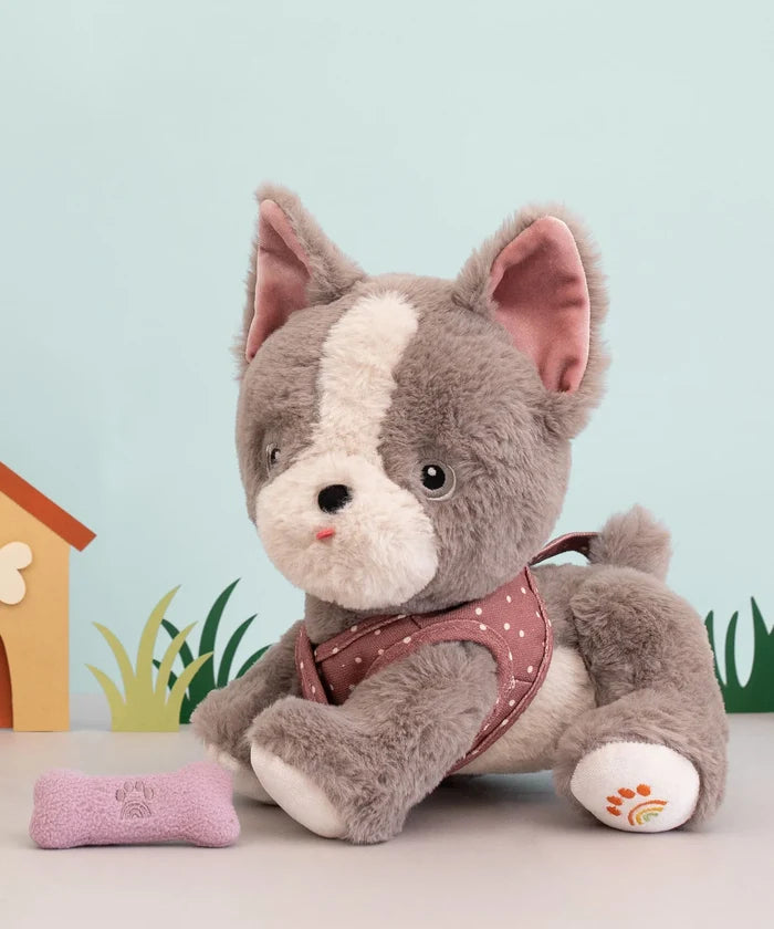 Olli Ella Dinkum Dog Gizmo – Grey Plush Toy 🐾✨SOLD OUT