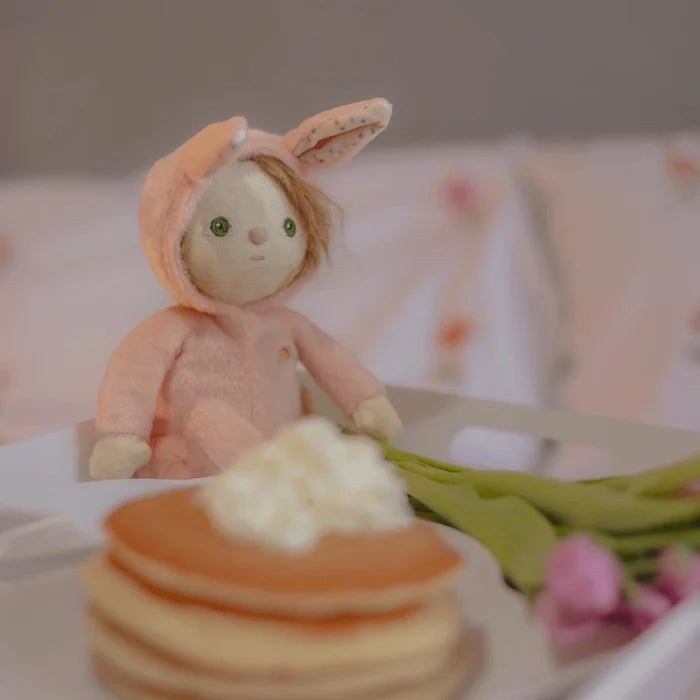 Olli Ella Dinky Dinkum Fluffle Family Doll- Babbit Bunny Pink: SOLD OUT