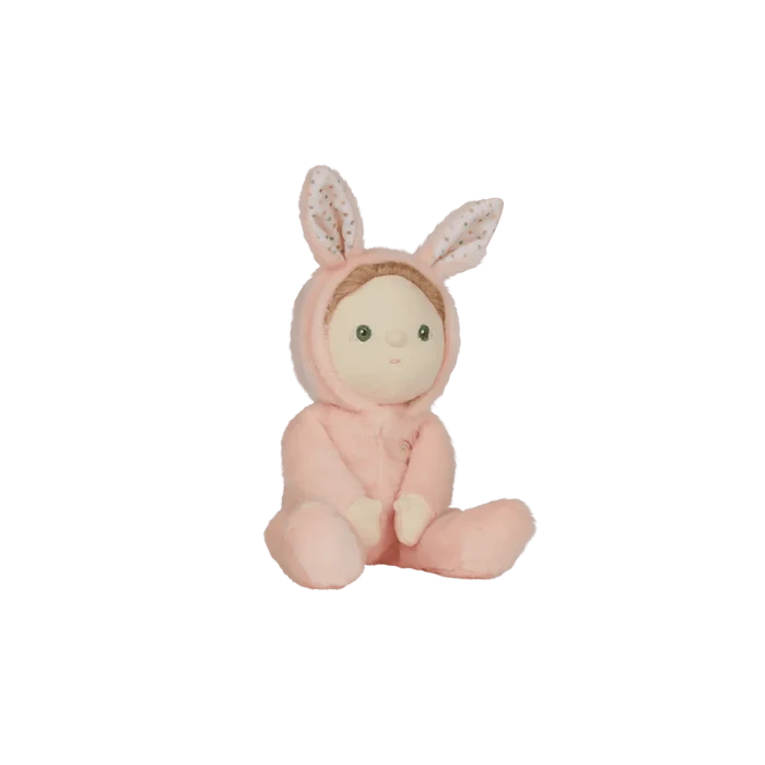 Olli Ella Dinky Dinkum Fluffle Family Doll- Babbit Bunny Pink: SOLD OUT