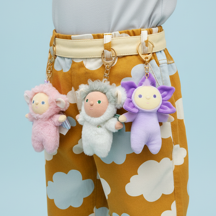 Olli Ella Dinky Rose Bag Charm: LAST ONE