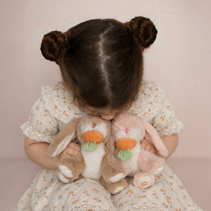 Olli Ella Dot Pink Binky Barnyard Bunny