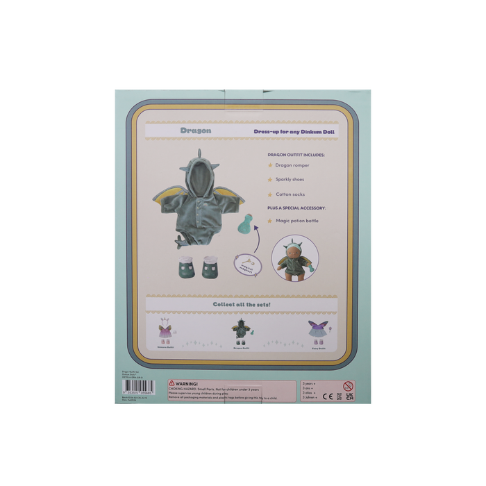 Olli Ella Dragon Outfit Set Dinkum Doll Rainbow Realm: SOLD OUT