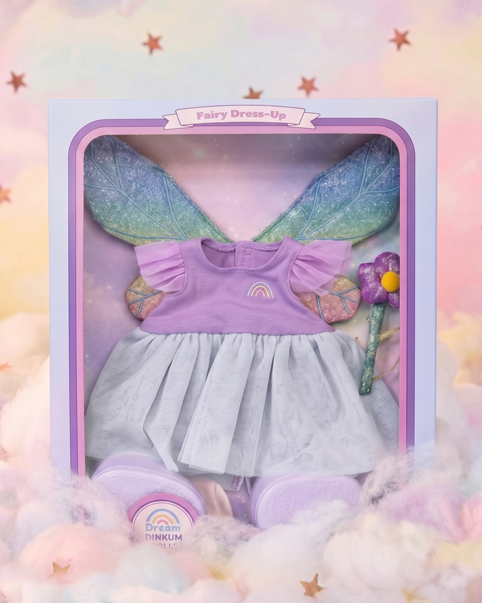 Olli Ella Fairy Outfit Set Dinkum Doll Rainbow Realm: BACK IN STOCK