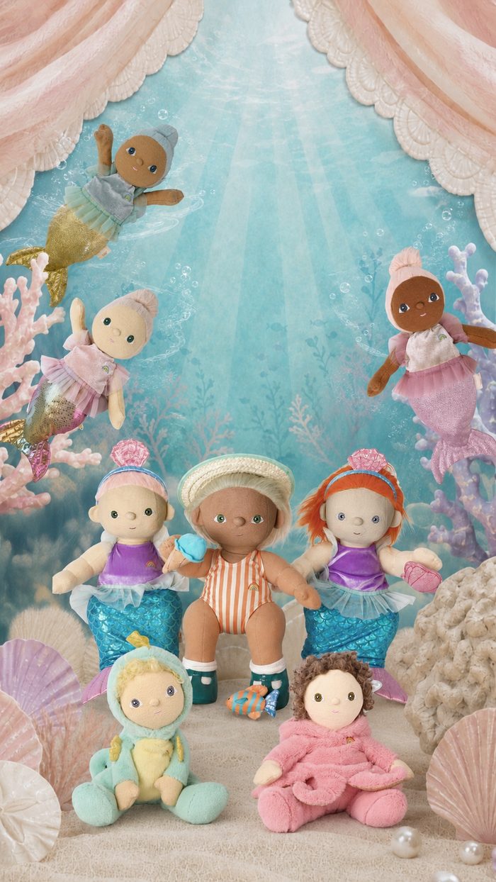 Olli Ella Maya Mermaid Dinky Dinkum Seashell Shores Little Lagoonie: NEW ARRIVAL