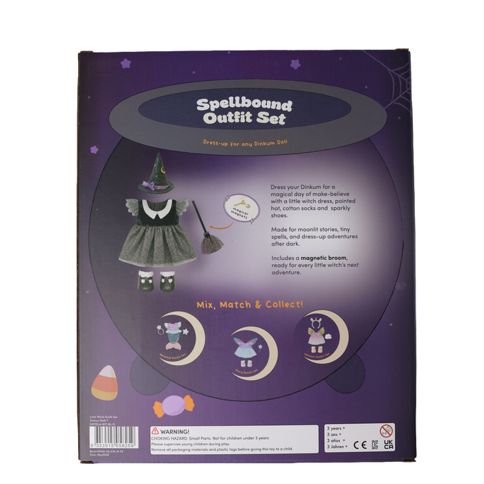 Olli Ella Spellbound Witch Dress-up Set For Dinkum Dolls: Holiday Hollow  LTD Edition SOLD OUT