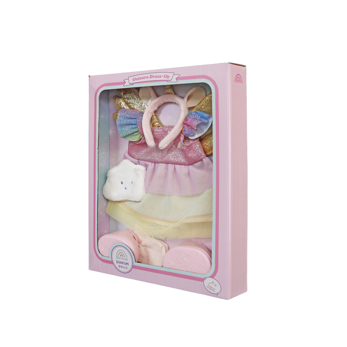 Olli Ella Unicorn Outfit Set Dinkum Doll Rainbow Realm: BACK IN STOCK