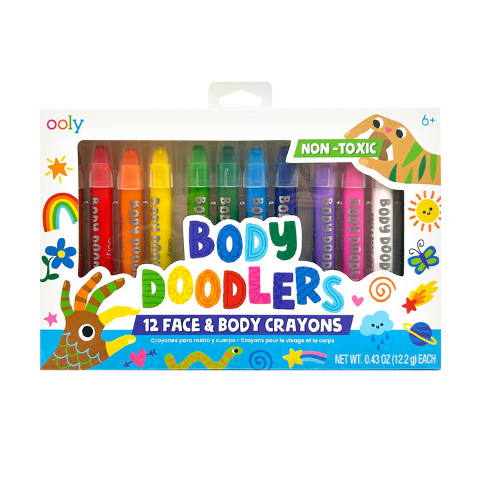 Ooly Body Doodlers: Face & Body Crayons: NEW ARRIVAL
