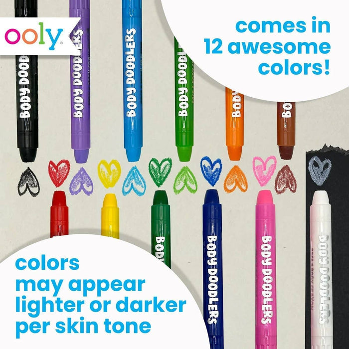 Ooly Body Doodlers: Face & Body Crayons: NEW ARRIVAL