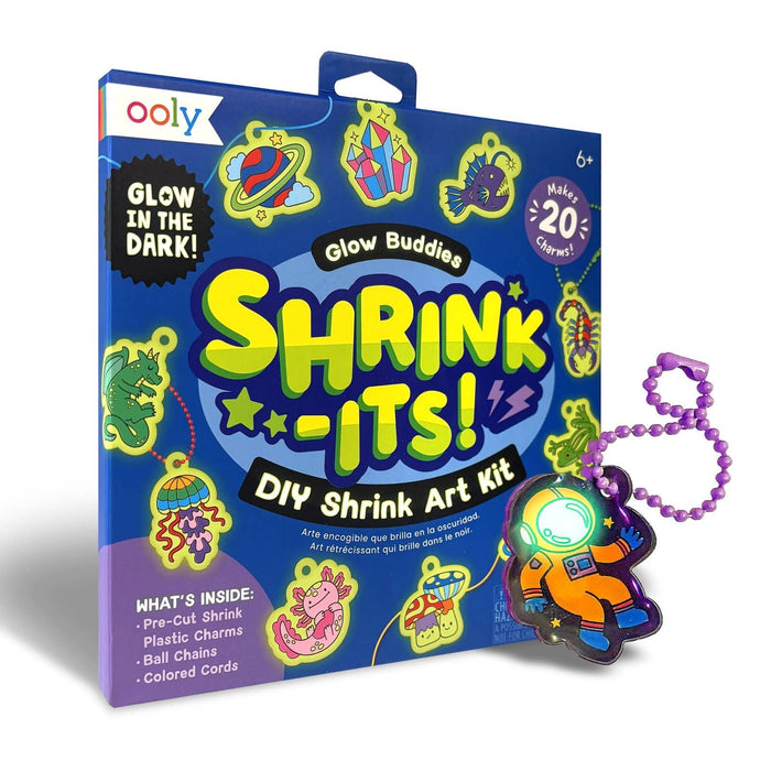Ooly Shrink-It's DIY Shrink Art Kit-Glow Buddies: NEW ARRIVAL