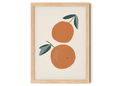 Oranges Nursery Print A4.