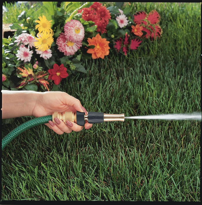 Orbit Brass Adjustable Hose Nozzle & Sweeper 5" On/Off Control Mist Garden Outdoors