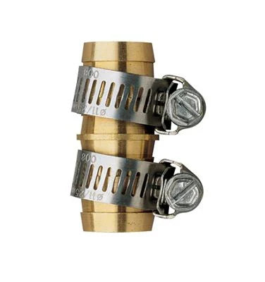 Orbit Heavy Duty Repair Brass Shank Hose Mender Clamps Barbed 5/8 In.