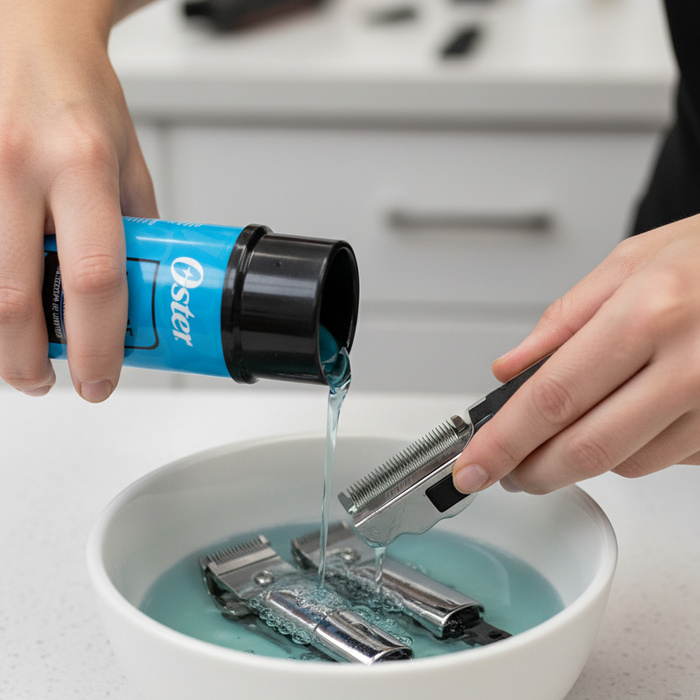 Oster Blade Wash Cleaning Solution 18 oz. For All Brands Blades 2-Pack