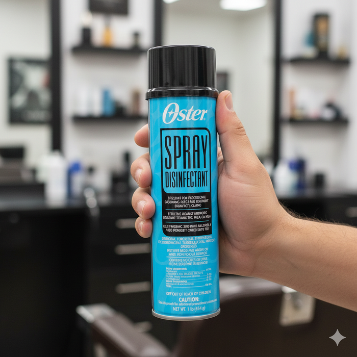 Oster Spray Disinfectant 16 oz Kills Germs Cleans Grooming Tools 2-Pack