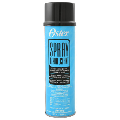 Oster Spray Disinfectant Kills Germs Cleans Grooming Tools Odor Control 16 oz.
