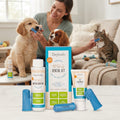 Oxyfresh Pet Dental Kit Dogs & Cats Small Toothpaste Water Additive & Brushes Bundle
