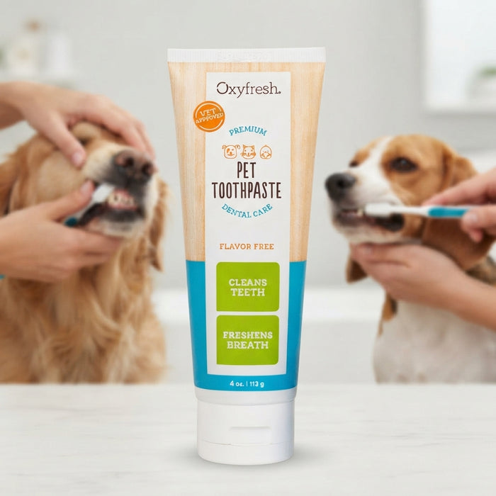 Oxyfresh Pet Toothpaste for Dogs & Cats Dental Care Fresh Breath Plaque 4 oz.
