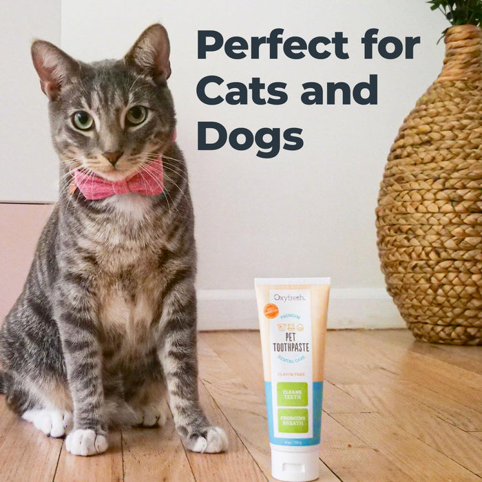 Oxyfresh Pet Toothpaste for Dogs & Cats Dental Care Fresh Breath Plaque 4 oz.
