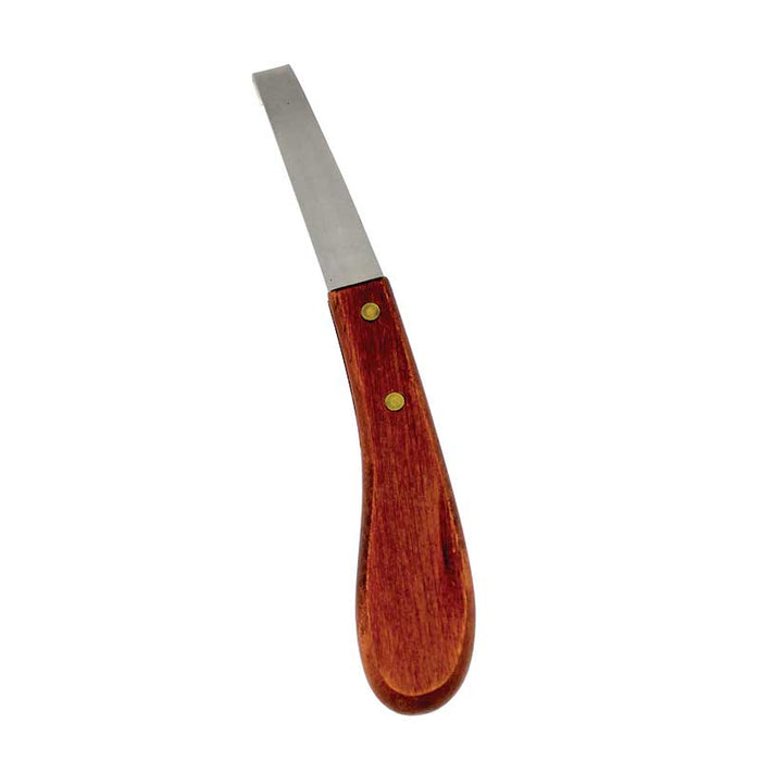 Partrade Equine Hoof Knife Curved Wide Blade Stainless Steel 8-3/4 Right Hand