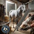 Partrade Tanged Hoof Rasp 14 Inch Farrier Tool for Horse Hoof Care
