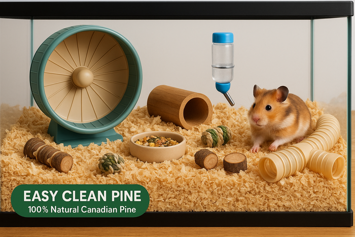 Pestell Easy Clean Canadian Pine Small Animal Bedding, 20L 2-Pack