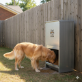 Pet Lodge Chow Hound 50 lb Dog Feeder Galvanized Steel Automatic Chew-Proof