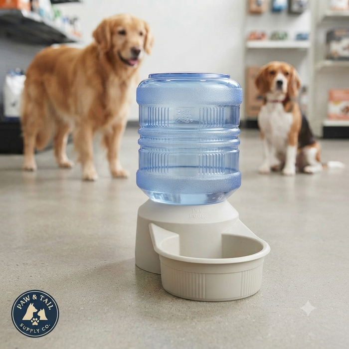 Pet Lodge Deluxe Automatic Pet Waterer 16 Quart 4 Gallon Water Tower