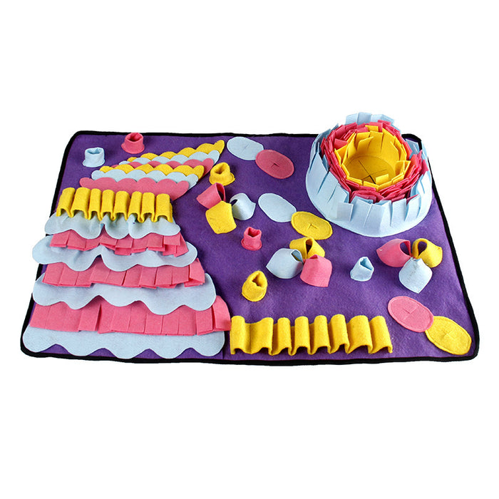 Pet Training Blanket Detachable Stitching Dog Sniffing Pad - photo 3