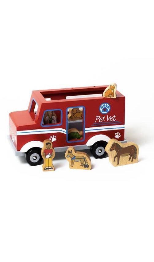 Pet Vet Truck Magnetic.