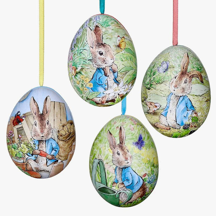 Peter Rabbit Mini Hanging Easter Egg Tins SET OF 4: SOLD OUT