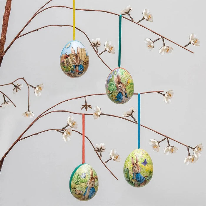 Peter Rabbit Mini Hanging Easter Egg Tins SET OF 4: SOLD OUT