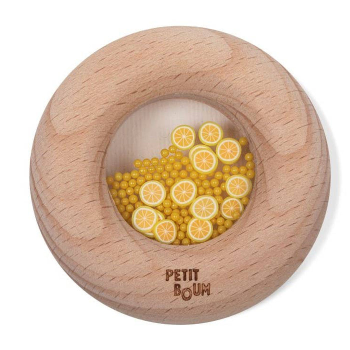 Petit Boum Sensory Play Toy Donut (Lemons) : NEW ARRIVAL SOLD OUT