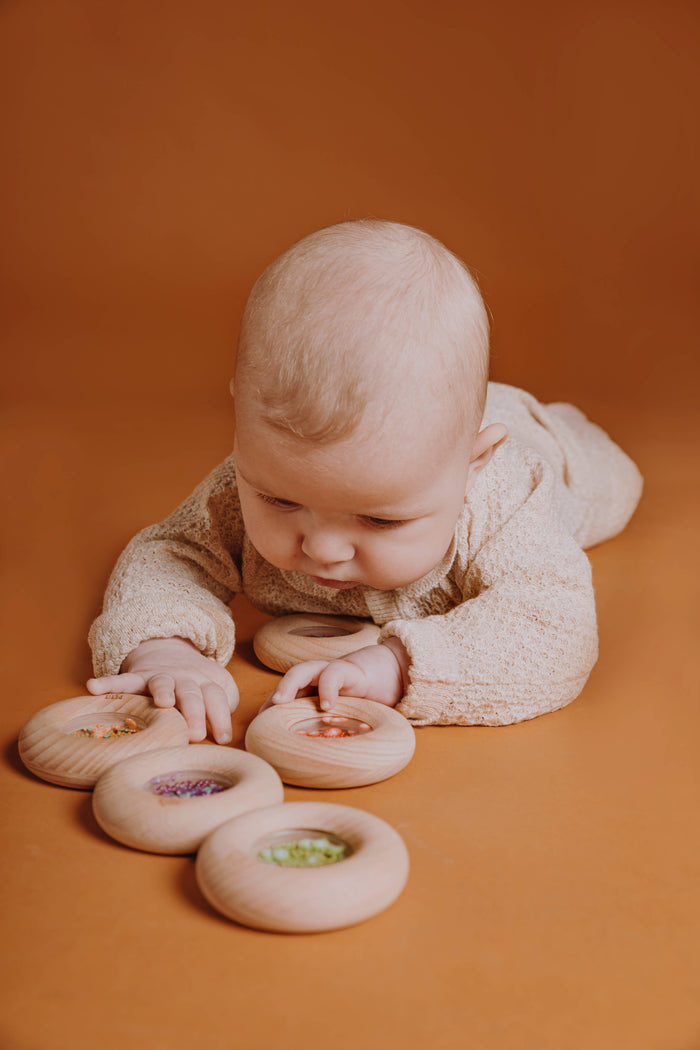 Petit Boum Sensory Play Toy Donut (Lemons) : NEW ARRIVAL SOLD OUT