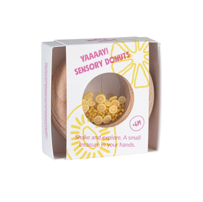 Petit Boum Sensory Play Toy Donut (Lemons) : NEW ARRIVAL SOLD OUT